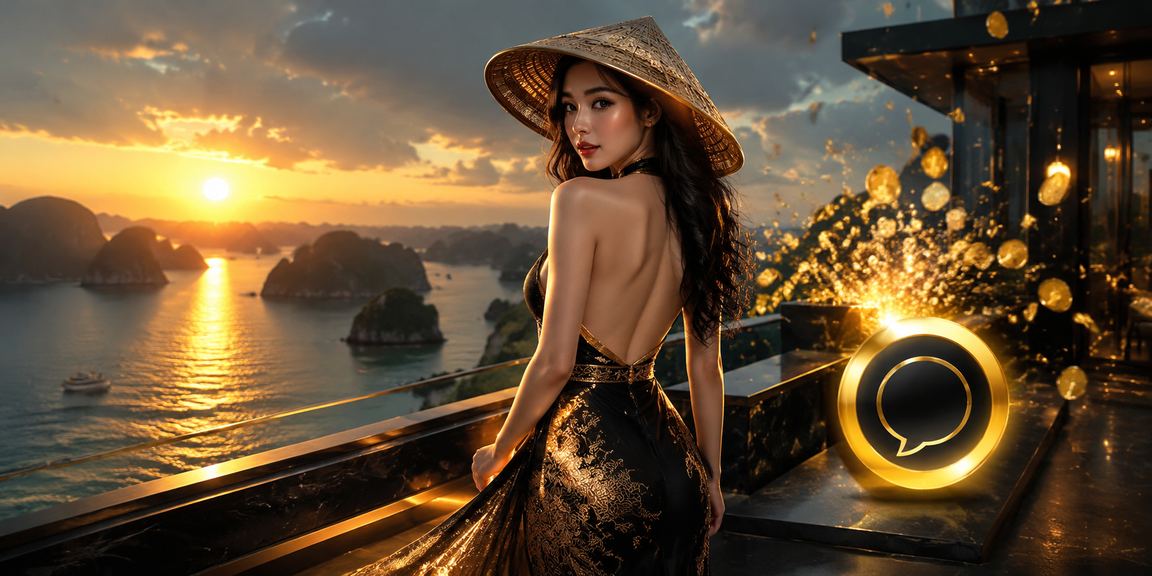Vịnh Hạ Long minh họa không khí giải trí casino trực tuyến dành cho người dùng Việt