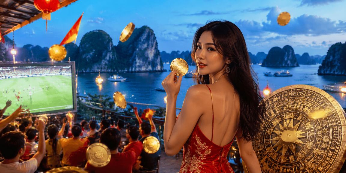 Vịnh Hạ Long và không khí bóng đá gợi trải nghiệm giải trí cho người Việt